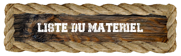 Matériel à emporter - Conseils