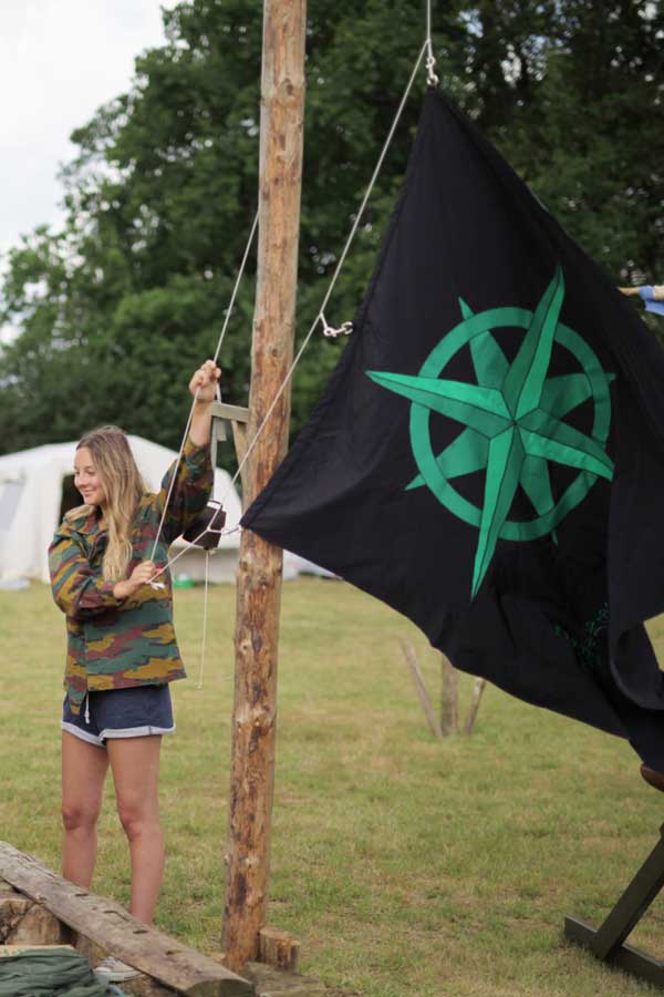 Lever drapeau baroudeurs